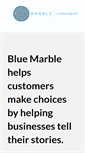 Mobile Screenshot of bluemarblemedia.com